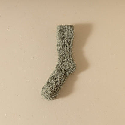 Coral Fleece Socks Women&