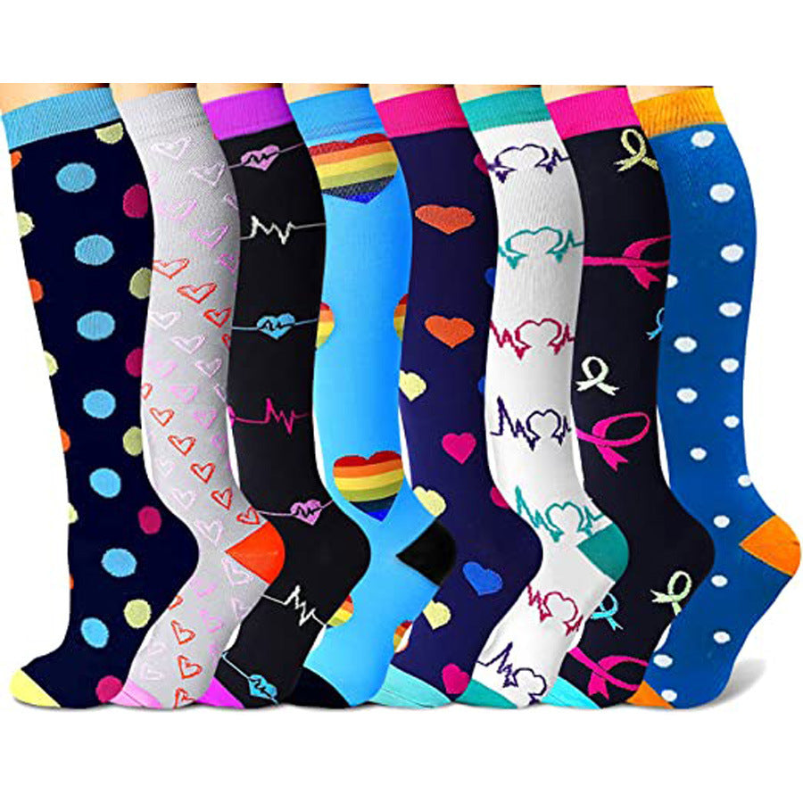 Ladies running stretch compression sports socks Limorista