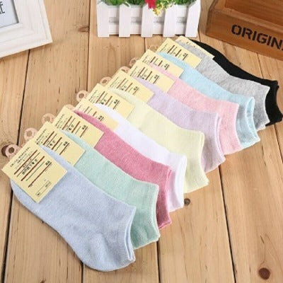Solid color ladies socks Limorista