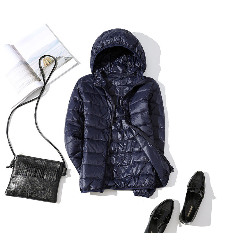 Lightweight Korean casual plus size short hooded jacket Limorista