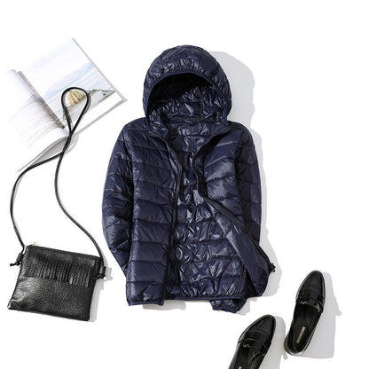 Lightweight Korean casual plus size short hooded jacket Limorista