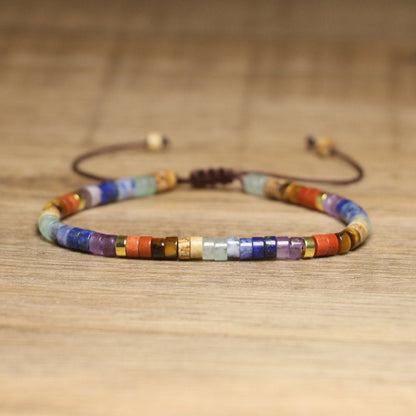 Spacer Beads Beaded Weave Bracelet Women&