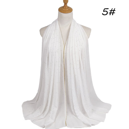 Chain Pearl Chiffon Hui Hood Limorista