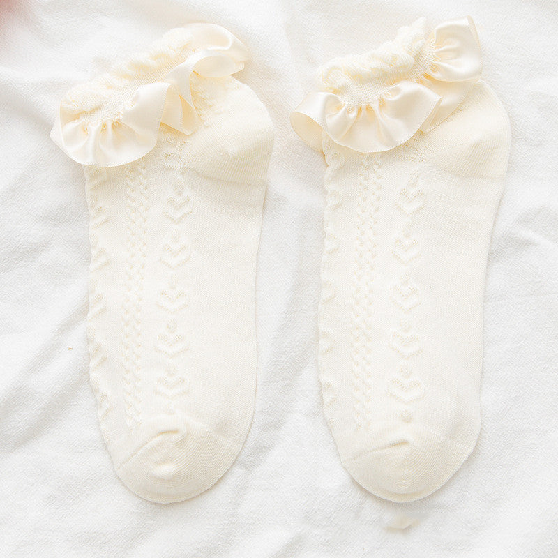 Sweet Bubble Boat Cotton Socks Limorista