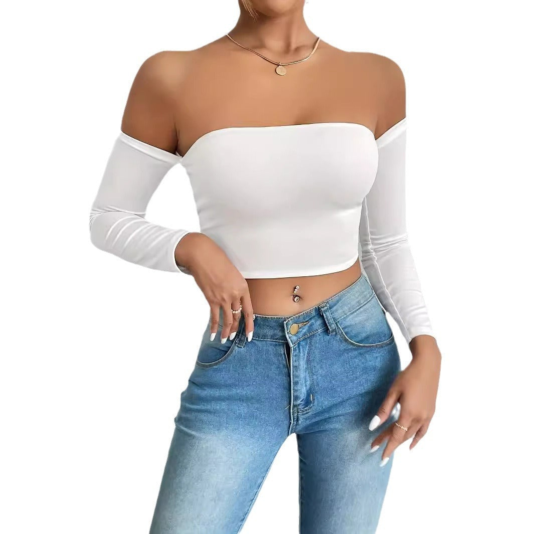 European And American Camisole Waist Trimming Short Sleeve Limorista