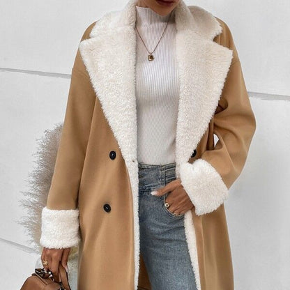 Leisure Commute Woolen Coat For Women Limorista