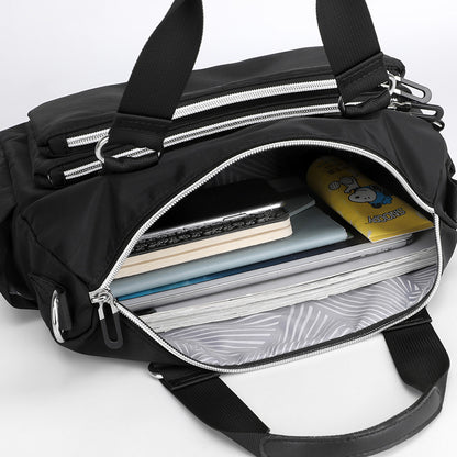 Fashion Trendy One-shoulder Bag Multi-layer Waterproof Nylon Women Limorista