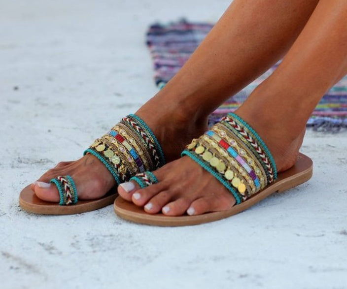 Handmade flat sandals Limorista