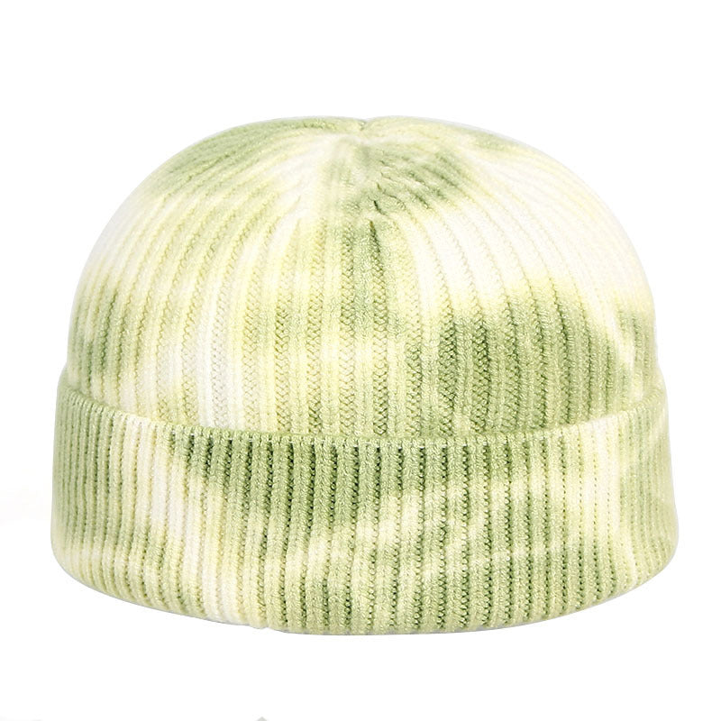 Tie-dye printed knitted hat Limorista