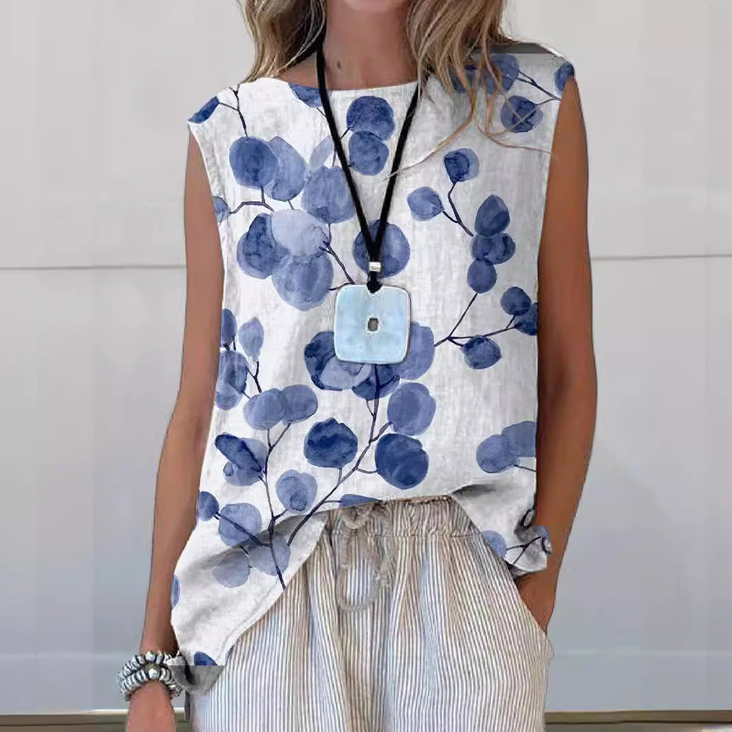 Vest Round Neck Women&