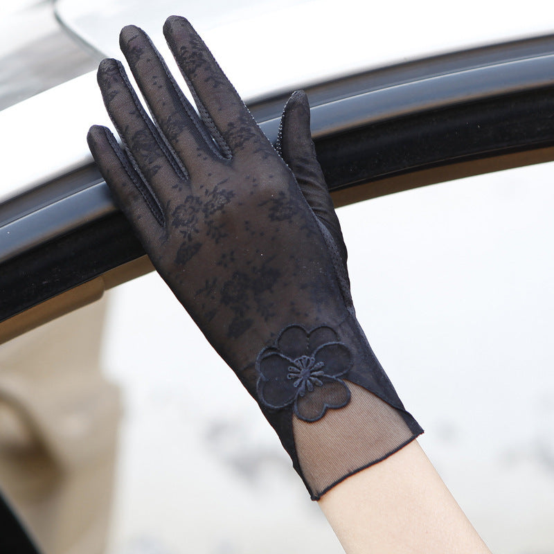 Gloves female UV protection ice silk gloves Limorista