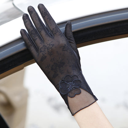Gloves female UV protection ice silk gloves Limorista
