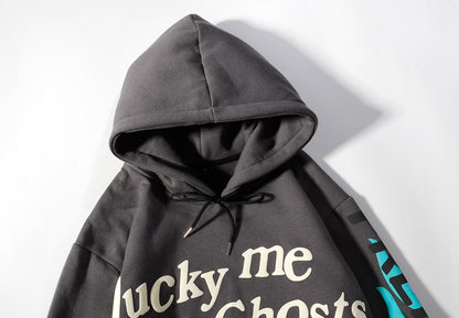 Graffiti alphabet print hoodie sweatshirt Limorista