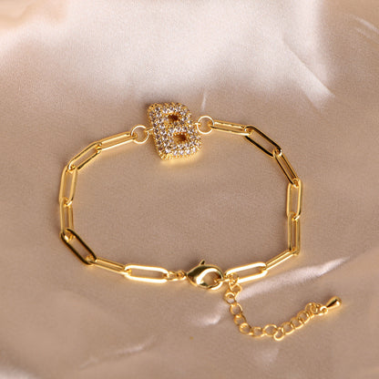 18K Bubble Balloon 26 English Zircon Clip Bracelet Limorista