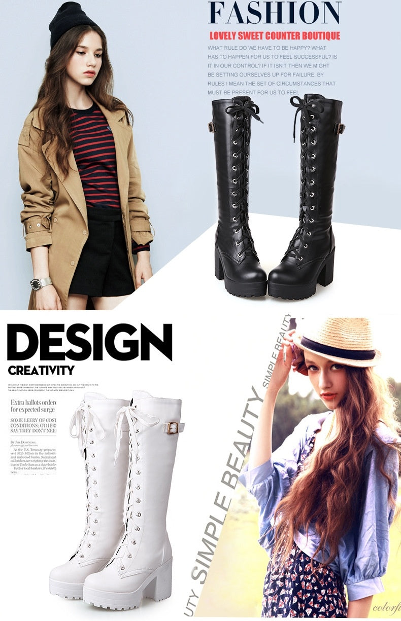 So Combative High Boots Limorista