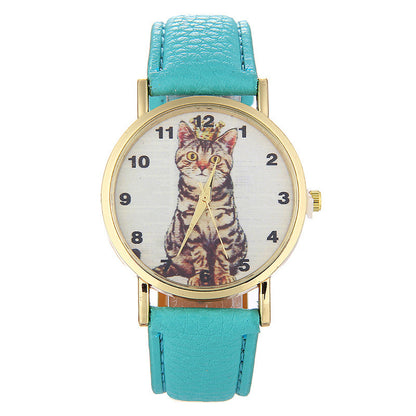 Squatting cute kitten pattern Watch Limorista