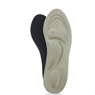 Soft Insole High Heel Shoe Pad Men Women 4D Sport Sponge Pain Relief Insert Cushion Pad Shoe Insoles 1Pair Limorista
