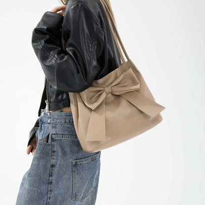 Bow Large Capacity Tote Handbag Limorista