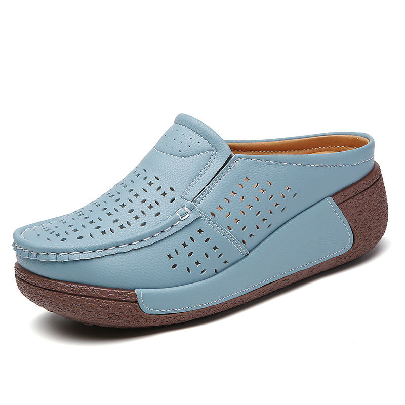 Casual Comfortable Versatile Thick Bottom Toe Cap Slippers Limorista