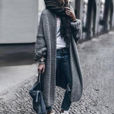 casual woolen sweater coat Limorista
