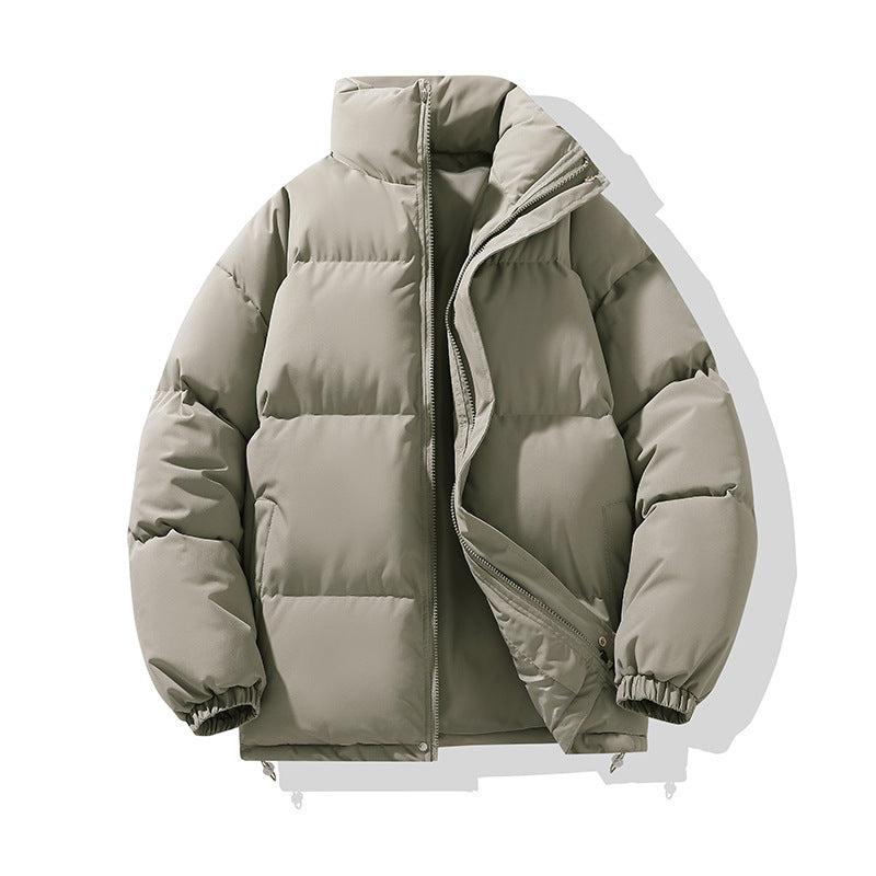 Cotton-padded Coat Stand Collar Cotton-padded Jacket Couple Wear Warm Limorista