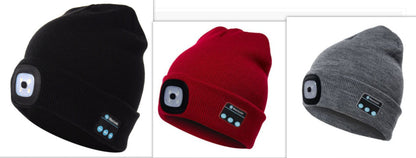 Bluetooth LED Hat Wireless Smart Headset Headphone Limorista