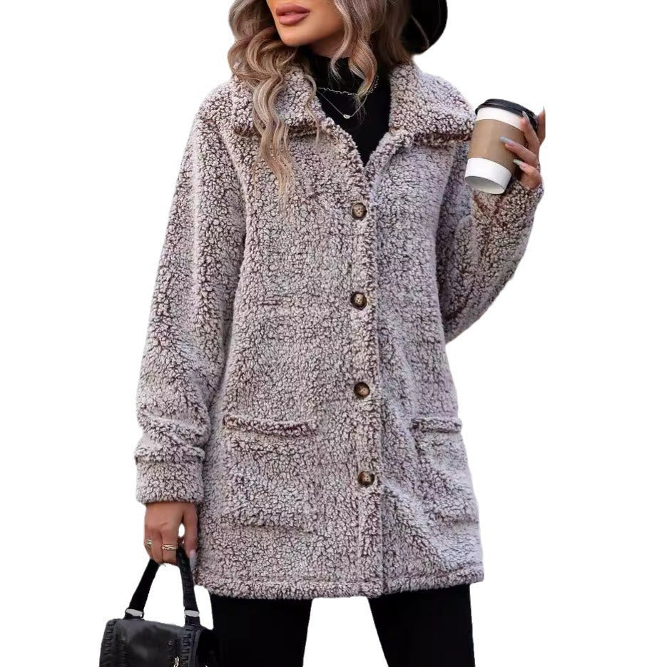 Casual Loose Cardigan Cotton-padded Jacket For Women Limorista