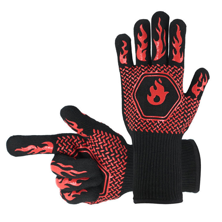 Microwave Insulation Anti-Scalding Double Layer Combustion Gloves Limorista