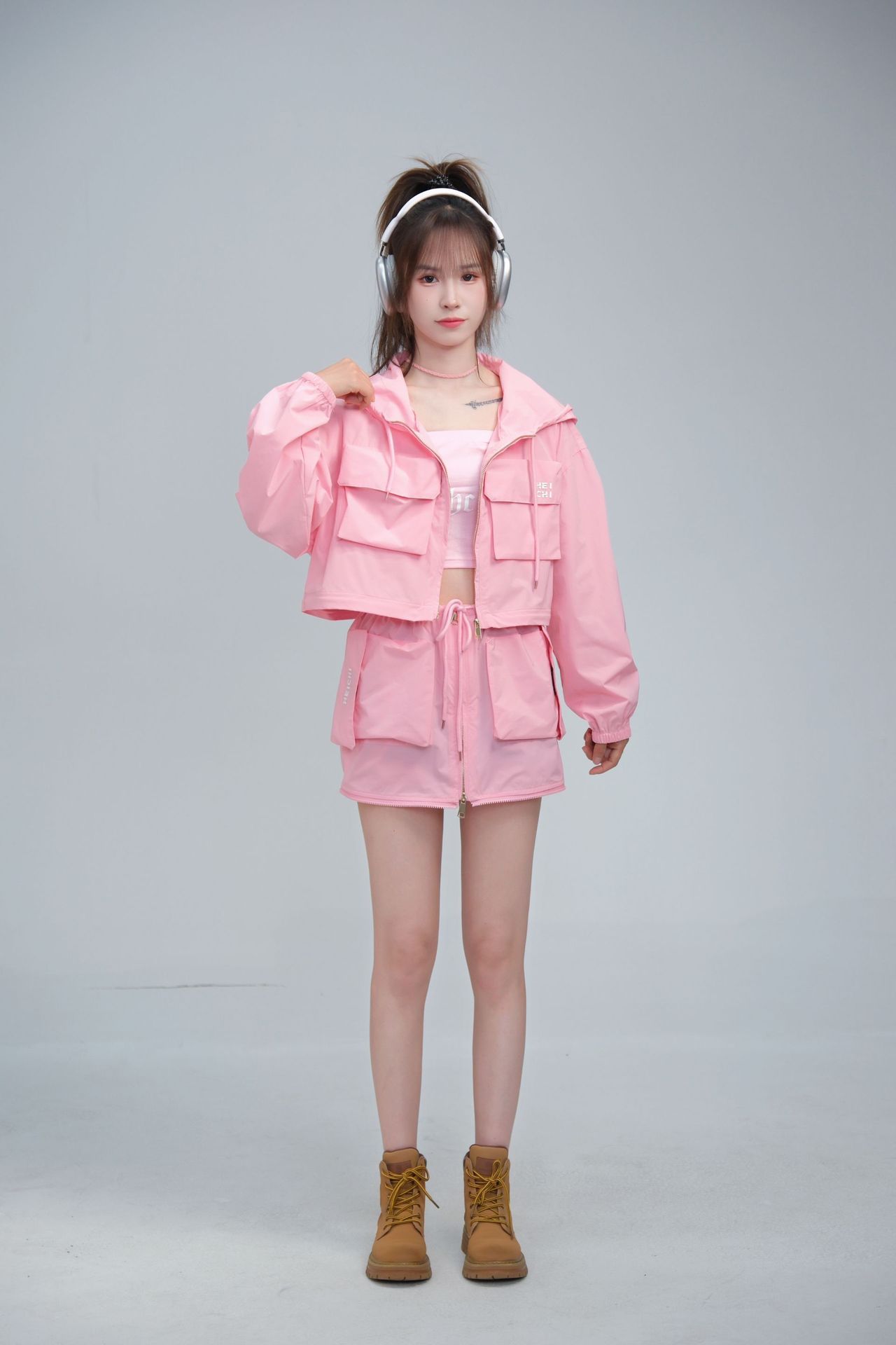 Removable Two-way Workwear Jacket Windproof Waterproof Multi-pocket Limorista