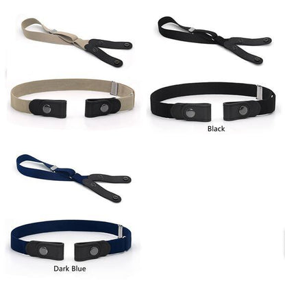 Jeans Belt Seamless Elastic Without Buckle All-match Lazy Belt Limorista
