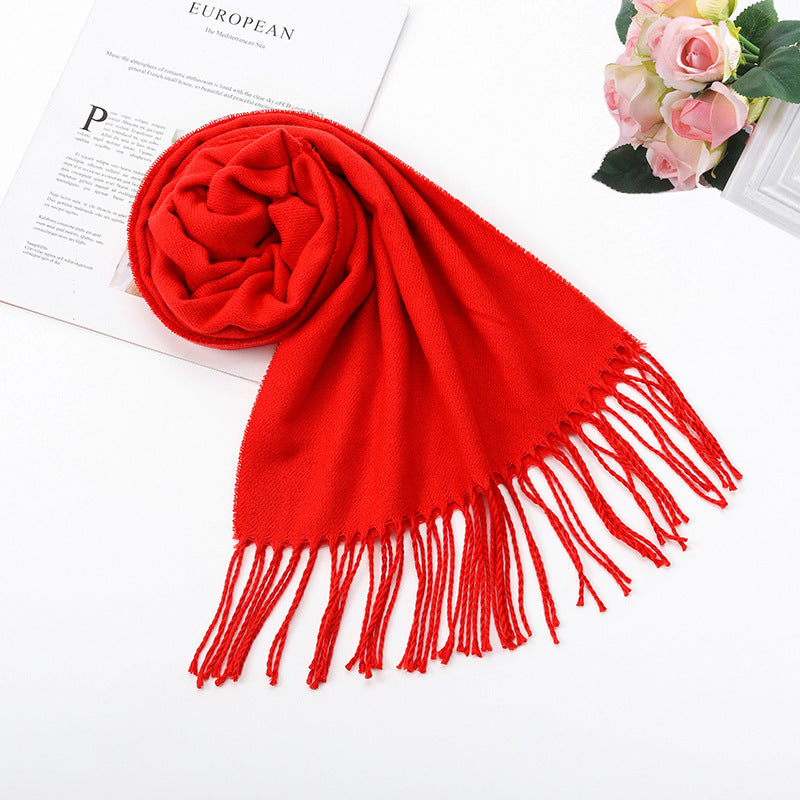 Autumn And Winter British Style Plaid Scarf Winter Limorista