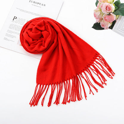 Autumn And Winter British Style Plaid Scarf Winter Limorista