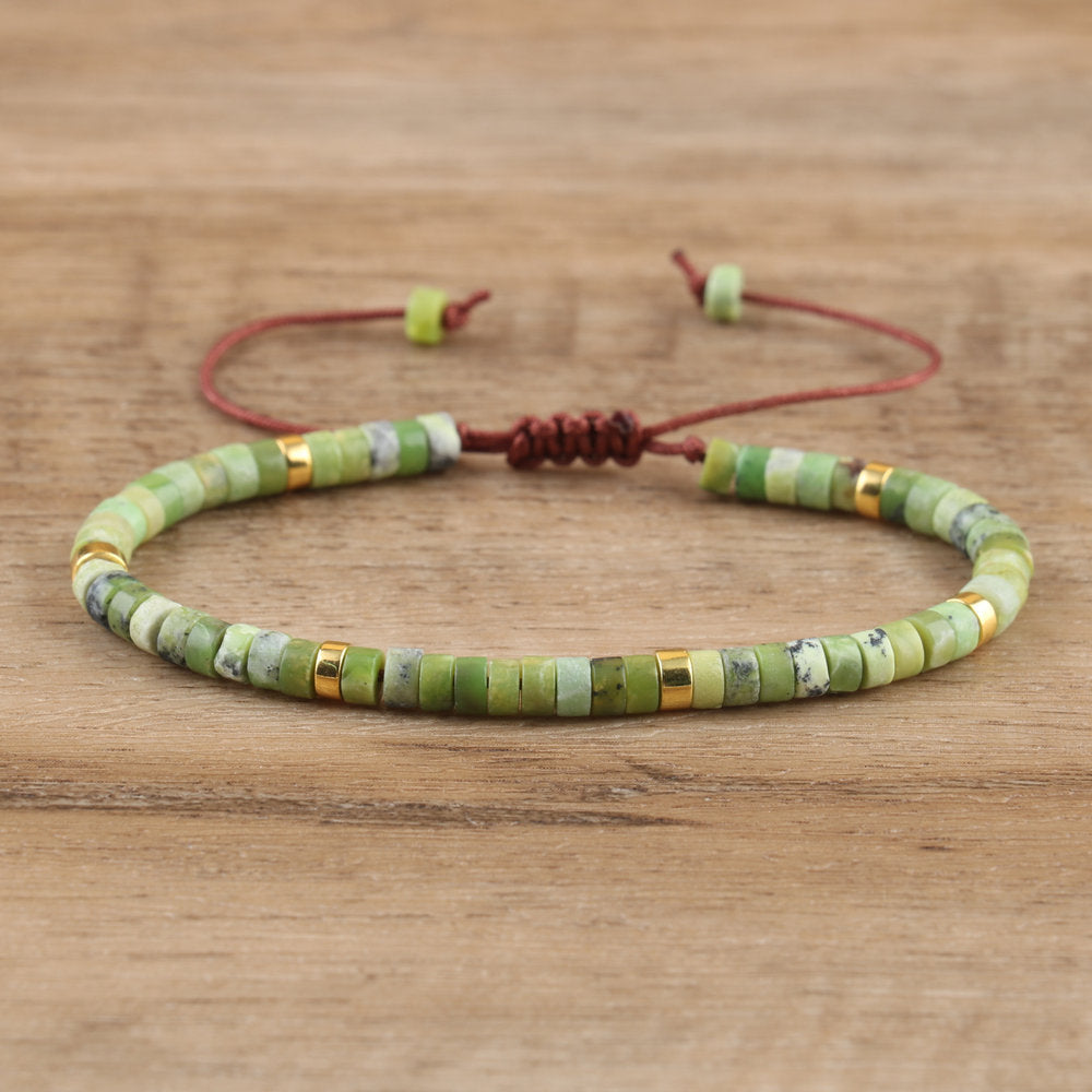 Spacer Beads Beaded Weave Bracelet Women&