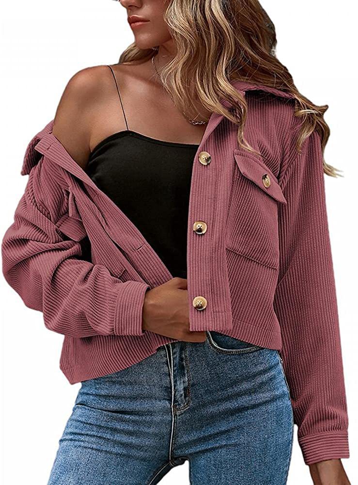New European And American Fashion Corduroy Ladies Shirt Jacket Limorista