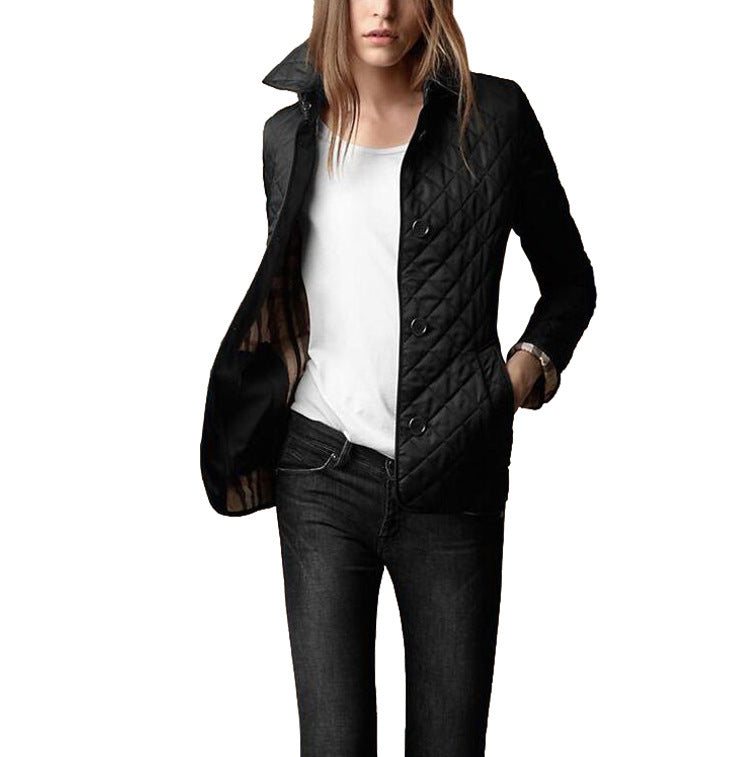 Fashionable Temperament Lapel Single-breasted Slim-fit Warmth Limorista
