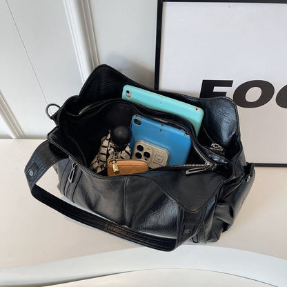 Handbag European And American Retro Solid Color Simple Texture Limorista