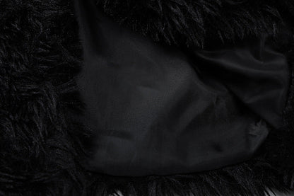 Fluffy Woolen Leather Ring Top Hot Girl Loose Limorista