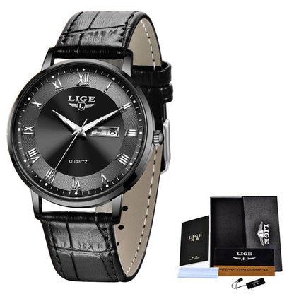 Thin Ladies Quartz Dual Calendar Waterproof Watch Limorista