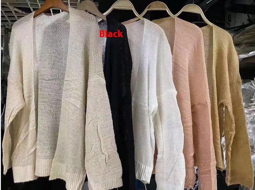 Slim Sun-proof Clothing Short Coat Knitted Cardigan Limorista