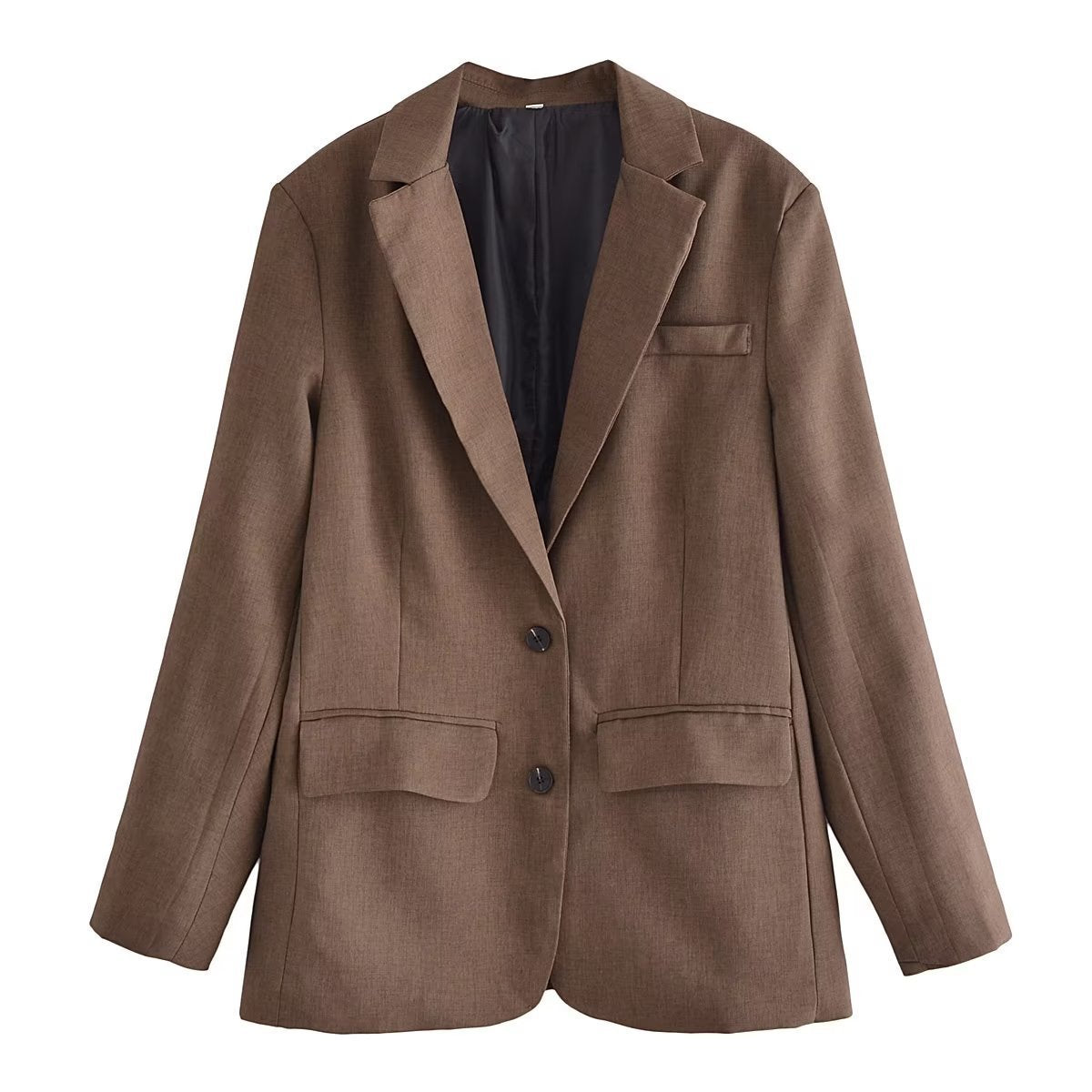 Autumn And Winter New European And American Style Fashion Single-breasted Suit Jacket For Women Limorista