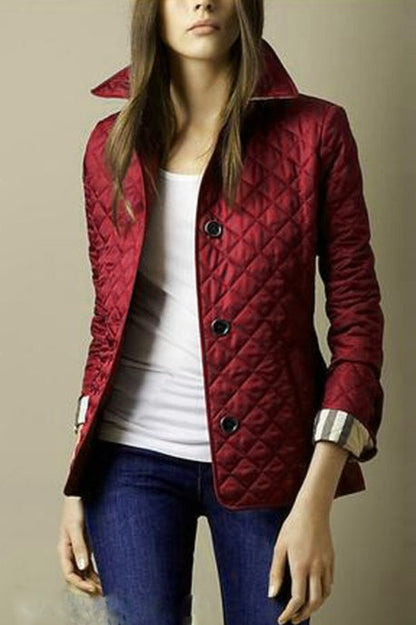 Fashionable Temperament Lapel Single-breasted Slim-fit Warmth Limorista