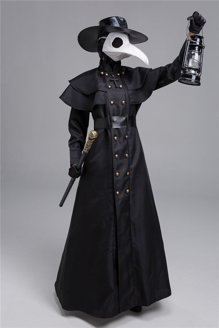 Halloween Dark Dungeon Hero Costume Crow Mouth Plague Doctor Costume Limorista
