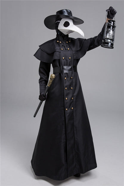 Halloween Dark Dungeon Hero Costume Crow Mouth Plague Doctor Costume Limorista