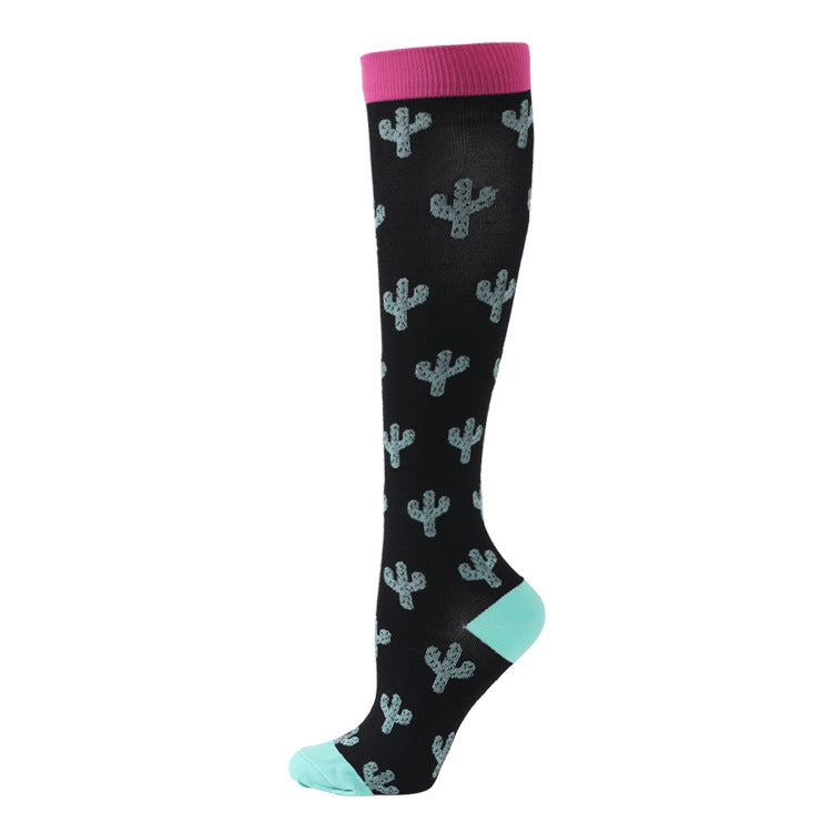 Sports Compression Socks Pattern Stretch Stockings Limorista