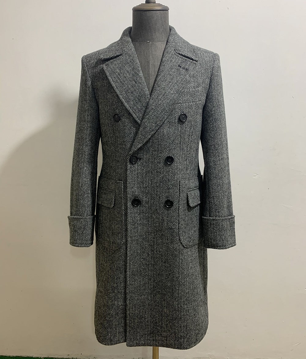 Polo Double Breasted Slim Vintage Tweed Men&