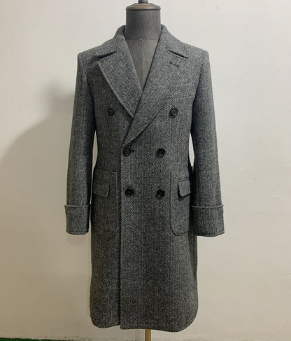 Polo Double Breasted Slim Vintage Tweed Men&