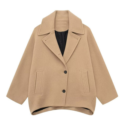 Autumn New Wool Blended Short Coat Limorista