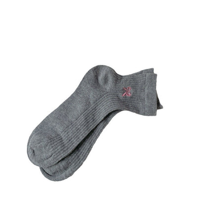 Bow Embroidered Short Thin Socks Limorista