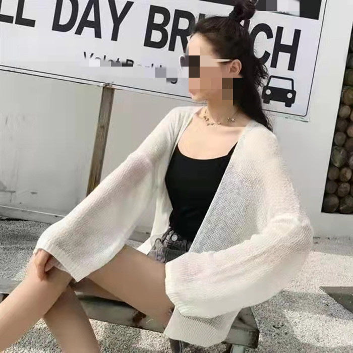 Slim Sun-proof Clothing Short Coat Knitted Cardigan Limorista
