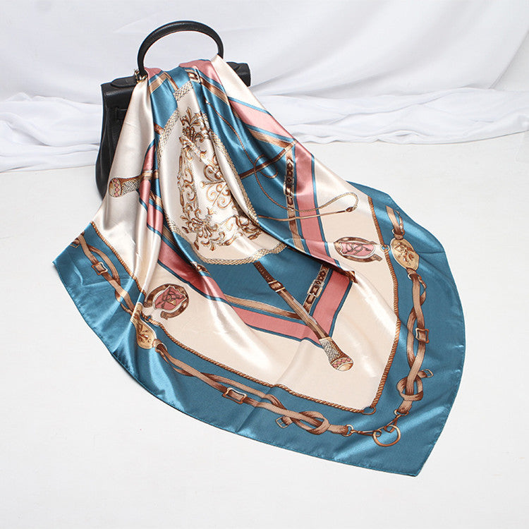 Digital Printed Square Silk Scarf Limorista